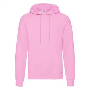 Fruit of the Loom - Classic Hoodie - Poeder Roze - M