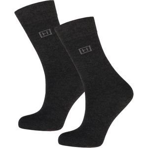 Hilla Collections - Bamboo Socks - 46/47 - Antracite