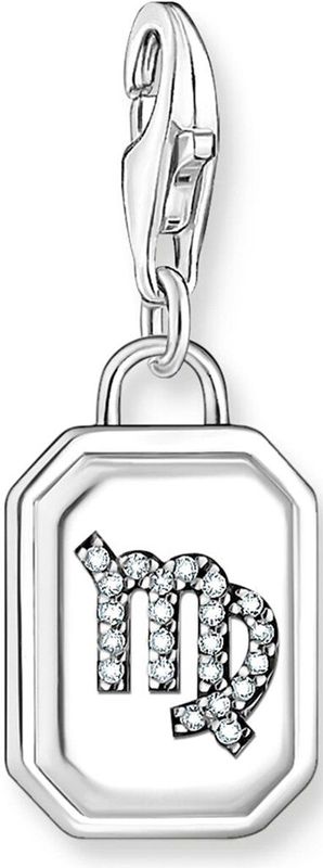 Charm Club - Charm-Anhänger - Zilver - Sternzeichen Jungfrau - Met Zirkonia