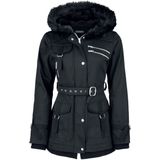 Gothicana - Multi Pocket Jacket - Winterjas - Zwart - Dames