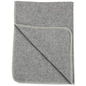 Wiegdeken Klippan soft wool baby grijs