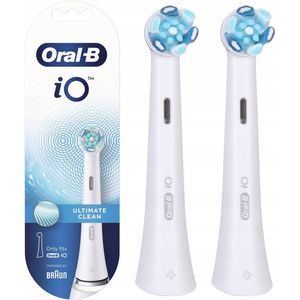 2x Oral-B iO Ultimate Clean Opzetborstels Wit