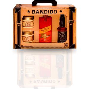 Bandido Cadeau Set. Argan Shampoo. Dleuxe Pomade. Natural Mtte Wax. Colonge