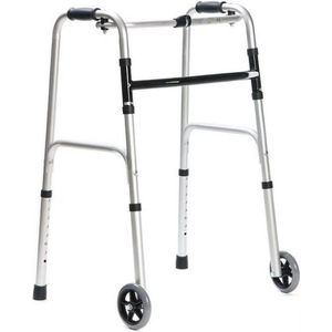 VOKA Looprek - Looprek met wieltjes - Lichtgewicht en Inklapbaar - In Hoogte Verstelbaar - Looprekken - Inklapbaar looprek