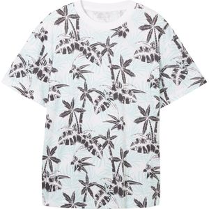Tom Tailor T-shirt T Shirt Met Print 1042068xx12 35503 Mannen Maat - S