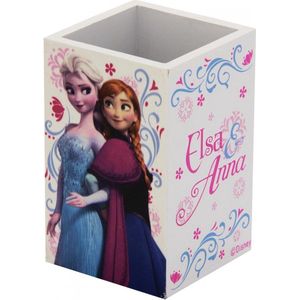 Disney Frozen Houten Pen Houder - Elsa en Anna -Pennenbakje - Pennenhouder