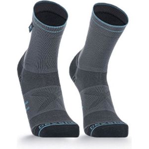 DexShell - Turbulentie Grijs - Waterdichte Trail Running Sokken - Compressie Fit