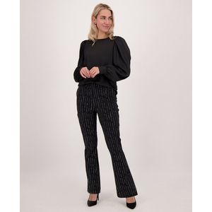 Broek Zwart van Je m'appelle - Dames Travelstof- Maat S