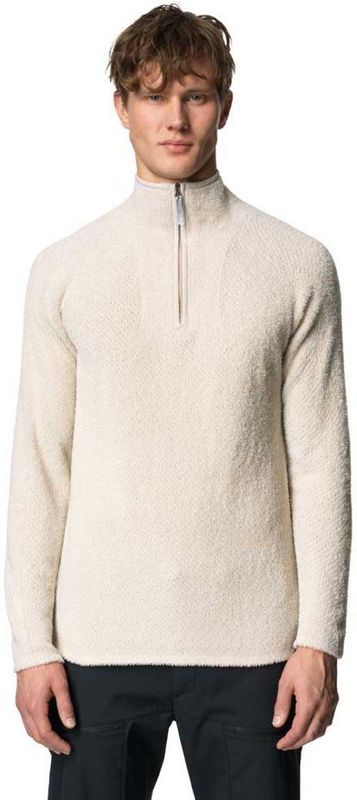 Houdini - Lykan - Sweatshirt - Beige - Halve Rits - Heren