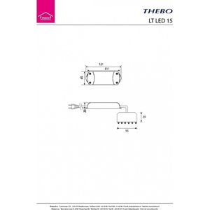 Thebo LED driver 12V 15W