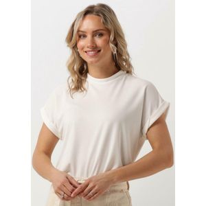 Minus Mavelyn Modal Blouse Tops & T-shirts Dames - Shirt - Wit - Maat XXL