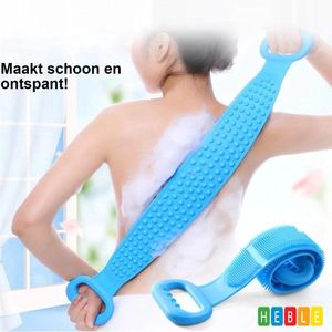 *** Rubberen Relax Rug Scrubber - Lichaam Schrobben Bad Douche - Lichaamsborstel - Massage borstel van Heble® ***