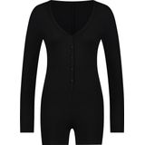 Hunkemöller Jumpsuit Rib Zwart XL