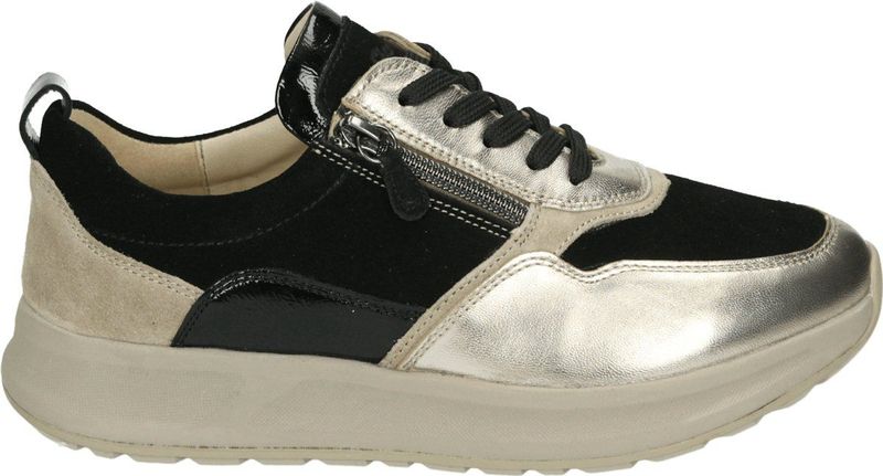 Sioux - SUNIVLA-702-J - Lage sneakersDames sneakers - Kleur: Zwart - Maat: 36