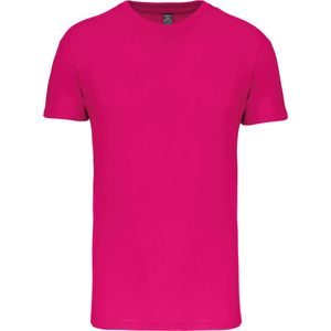 Fuchsia T-shirt met ronde hals merk Kariban maat L