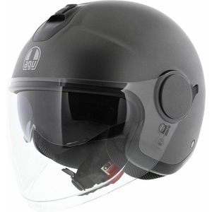 AGV - Eteres - Jethelm - Mat Grijs - High Resistant Thermoplastic