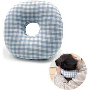 Donut Kussen voor Slapers - Zijslapers - Oorpiercing - Verlichting van Oorpijn en Stress - Geschikt voor Mensen die op hun Zij Slapen