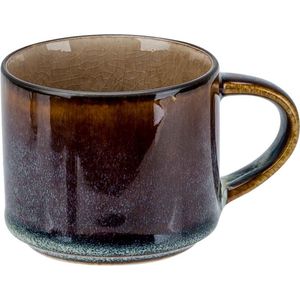 Cosy & Trendy Espresso Kopje Quintana Amber – 100 ml – Bevat 1 espresso kopje – Amberkleurig aardewerk met unieke textuur – Vaatwasser- en Magnetronbestendig