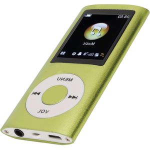 Digitale 18 Inch LCD-scherm Draagbare HiFi Lossless Sound MP4-MP3 Speler met Luidspreker - Ondersteunt Tot 64GB TF-kaart - Groen .