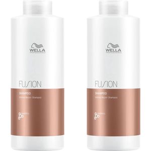 Wella Fusion Shampoo 1L - 2 Stuks - Voordeelverpakking