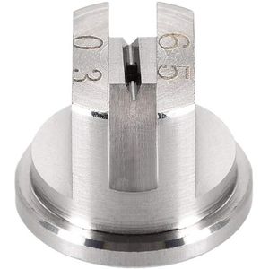 flat jet nozzle sprayer spray nozzle stainless steel 95 degree 1.1mm opening diameter 65 Degree (1.1mm Orifice Dia)