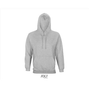 SOL'S Unisex Condor Hooded Sweatshirt L03815 - Grey Melange - XXL