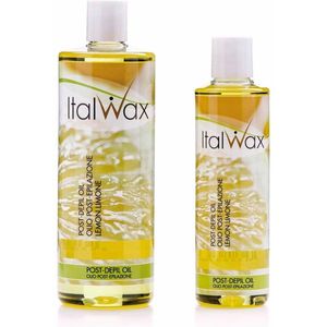 ItalWax Afterwax olie Citroen - 250 ml - Verzorgende After Wax Olie voor Zachte Huid - Lemon Geur