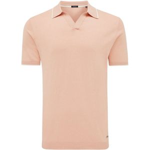 TRESANTI | ERSILIO | Gebreide polo met V hals | Dusty Roze | Size S