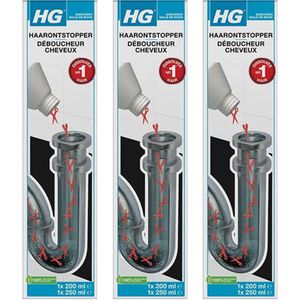 HG Haaronstopper 3 stuks + GRATIS KwastenDiscounter handschoenen