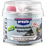 Presto 2K Kunststofplamuur incl. verharder 1kg