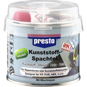 Presto 2K Kunststofplamuur incl. verharder 1kg