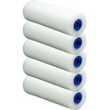 DULA Verfrollers rond - Foam - 10,5 cm - Reserve schuimrollen - Lakrollers - 5 Stuks