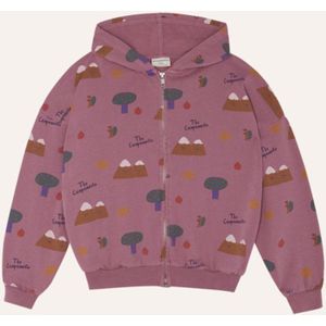 Kindersweatshirt zipped met print 110-116