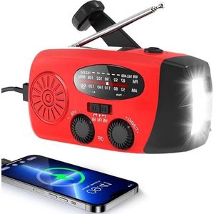 Noodradio - Noodpakket Oorlog - Draagbare Radio -