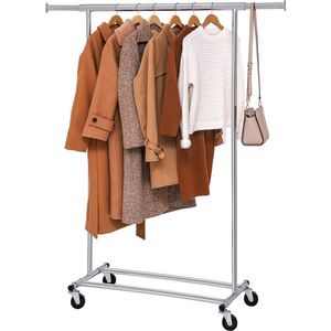 Kledingrek PRO - Metaal - Garderobekast kledingkast organizer - Slaapkamer - 160x45x132cm