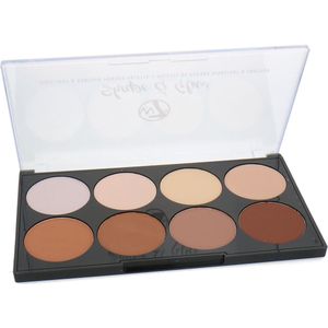 W7 - Shape & Glow - Highlight & Contour Palette - Multicolor - Poeder
