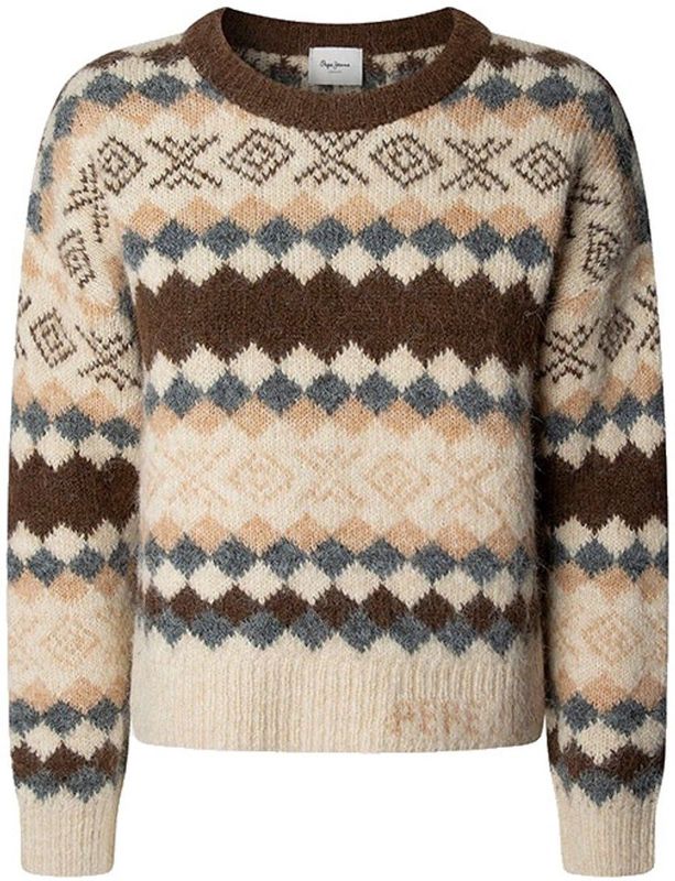 Pepe Jeans - Hitty - Damestrui - Effen Kleur - Lange Mouwen