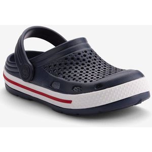 Kinderklompen coqui lindo marine/wit 32/33