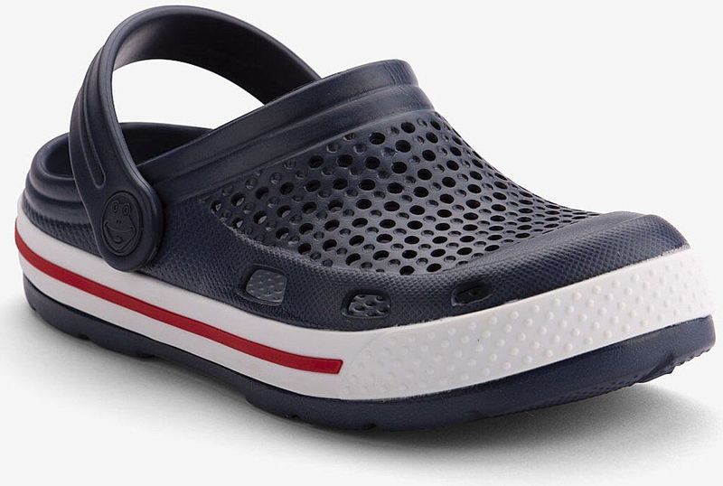 Kinderklompen coqui lindo marine/wit 32/33