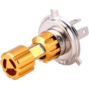 H4 LED Headlight Lamp - Motorcycle - DC 12V 18W - H4 LED COB - Wit Licht - Universeel