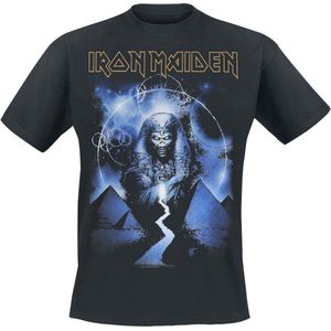 Iron Maiden Piece Of Mind - Powerslave T-shirt zwart L