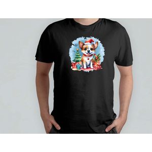 Starry Cute dog at Christmas - T Shirt - MerryChristmas - ChristmasJoy - FestiveVibes - VrolijkKerstfeest - Funny - Kerstplezier - FeestdagenVreugde - Kerstmagie