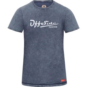 Freestyler .. T-Shirt Slim fit Indigo Raw Blue - Maat L - Off Side - incl. Gratis rugzak