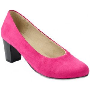 Leren slingback met ronde teen, comfortabele wijdte
