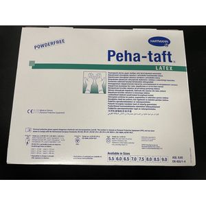 Peha-taft Latex poedervrije chirurgische handschoenen Size 7- 1/2