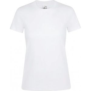 SOLS - Regent T-Shirt - Wit - Korte Mouwen