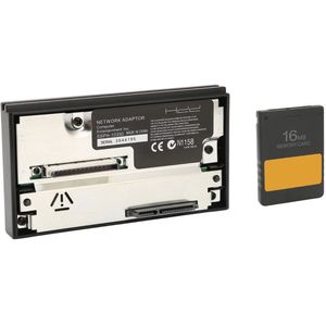 SATA HDD-connectoraansluiting voor SATA-interfacenetwerkadapter met FMCB-versie 1.966 geheugenkaart 16 MB, voor PS 2 harde schijfconnectoradapter ondersteunt tot 2 TB