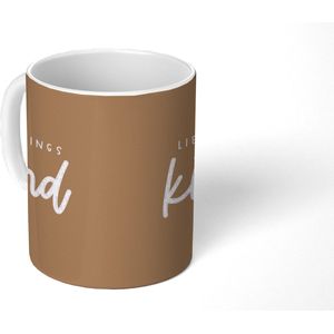 Mok - Koffiemok - Spreuken - Kinderen - Liefde - Lievelingskind - Zoon - Dochter - Quotes - Cadeau - Mokken - 350 ML - Beker - Koffiemokken - Theemok - Mok met tekst