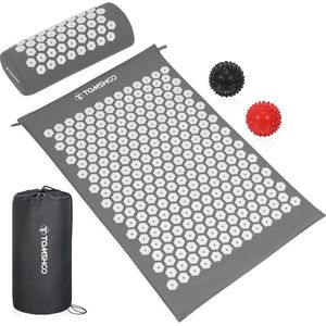 Acupressuurmat Set met Hoofdkussen en Massageballen voor Rug- en Nekpijnverlichting