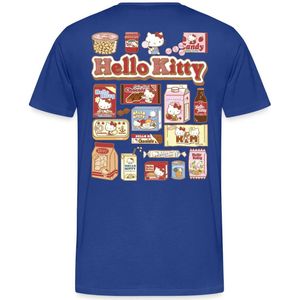 Hello Kitty Snack Collage Premium T Shirt Heren